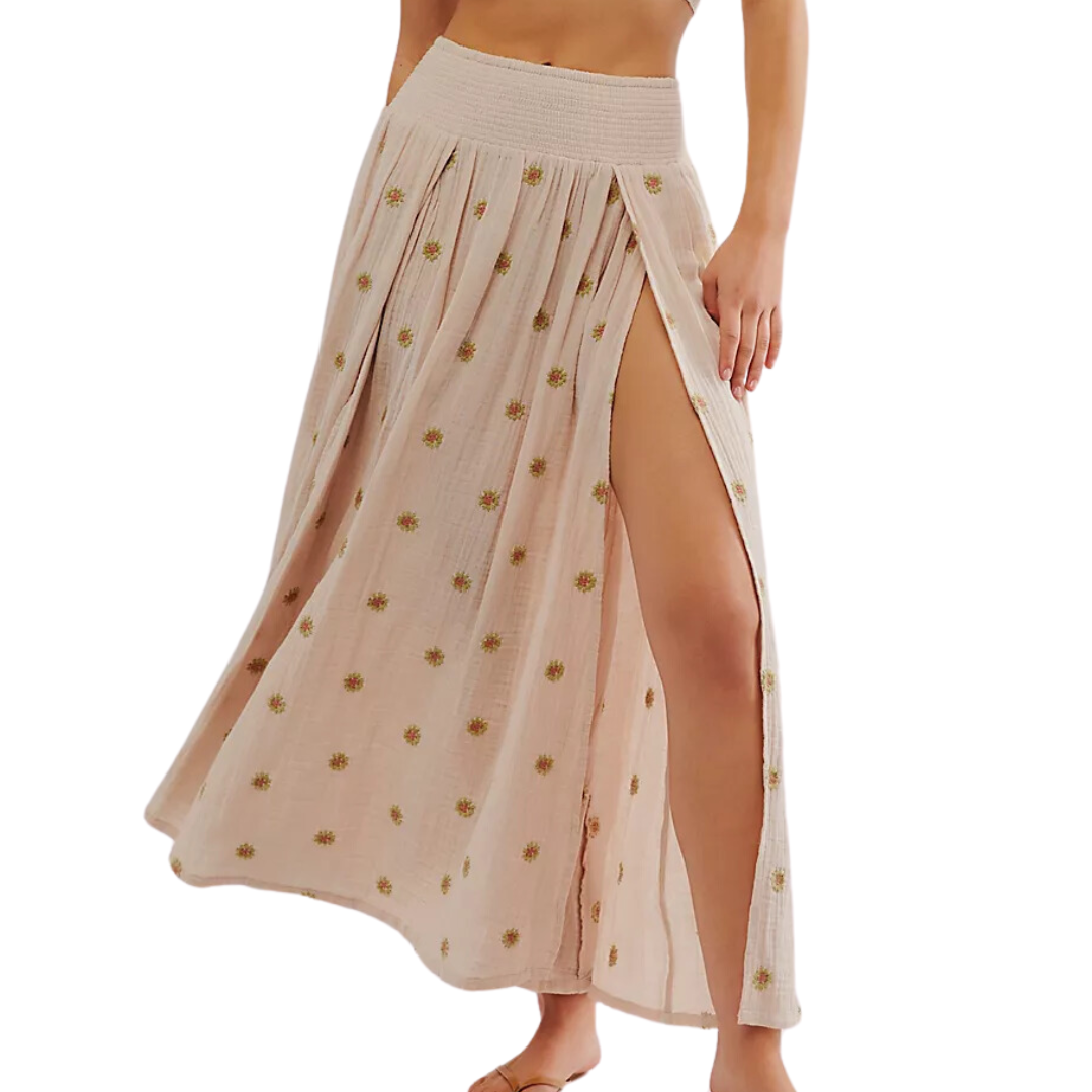 Real Love Maxi Skirt in Crystal Gray