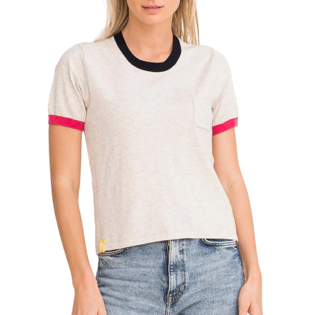 Lonnie Ringer Tee in Quartz
