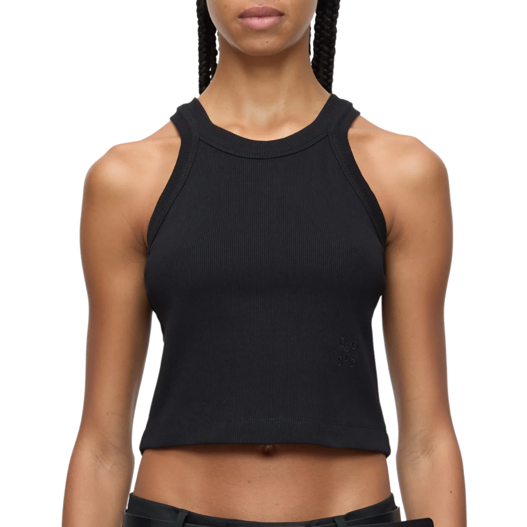 Racer Top in Black