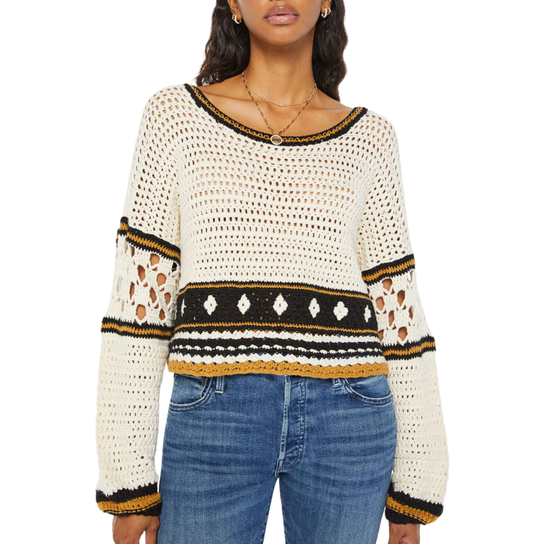 The Bell Sleeve Pull Over in Sand Dune
