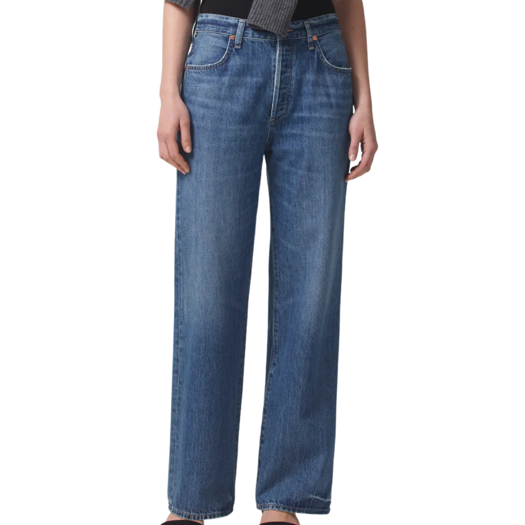 Annina High Rise Wide Leg 30" in Star Sign