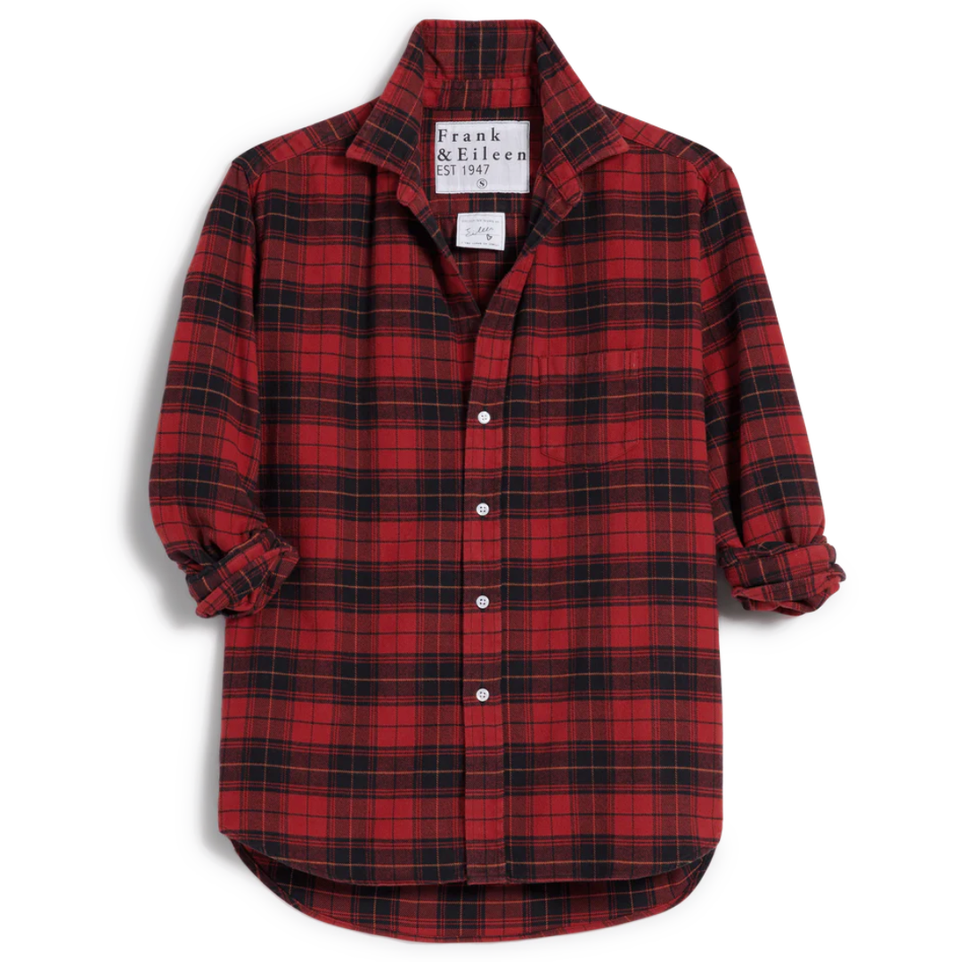 Eileen in Heather Red and Black Plaid