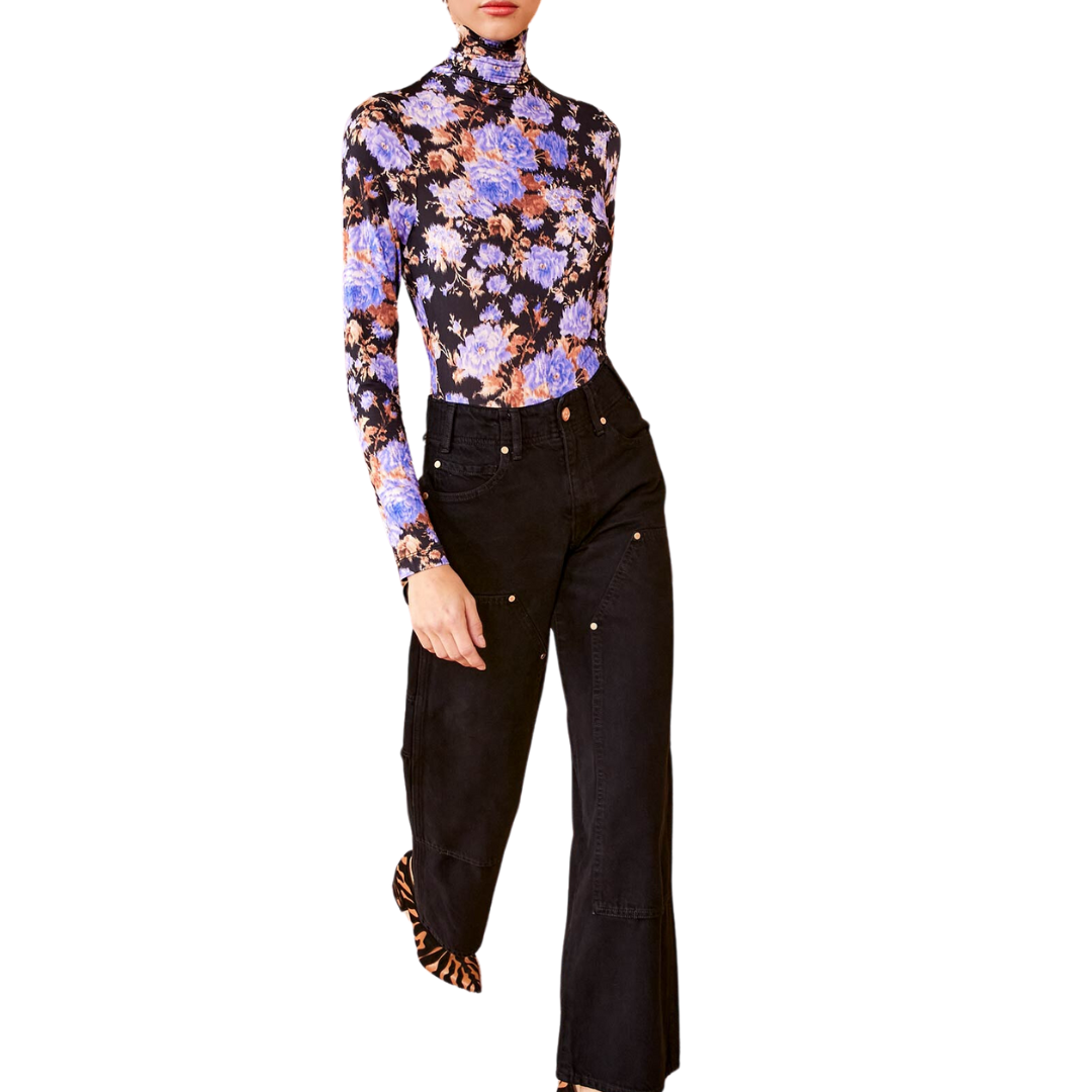 Aurelia Turtleneck in Iris