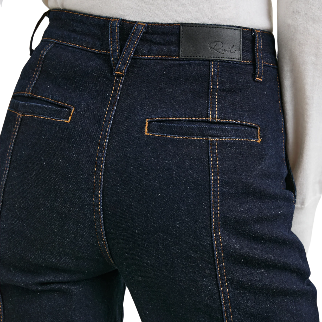 Getty Crop Utility Wide Leg in Midnight Blues