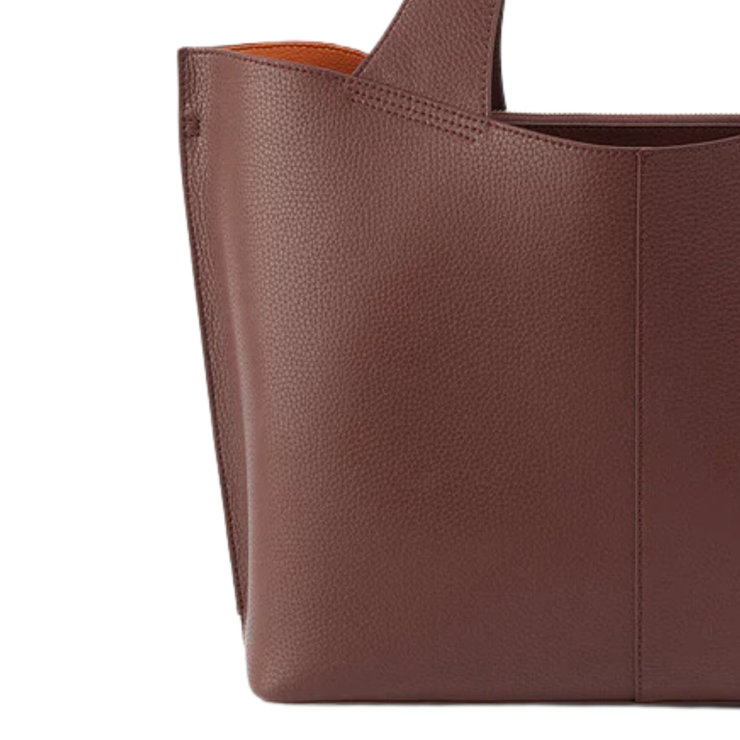 Vida Tote in Chocolate