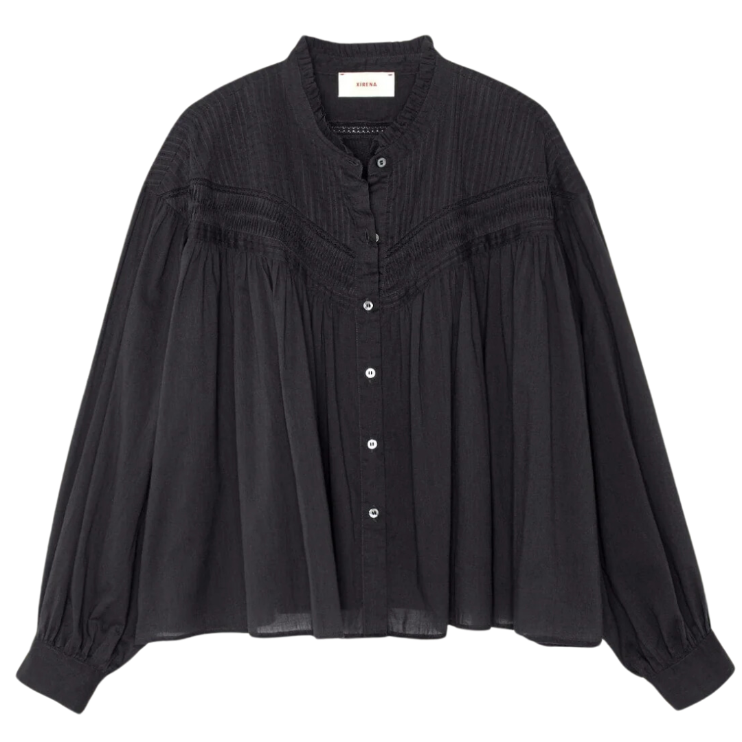 Clare Shirt in Obsidian