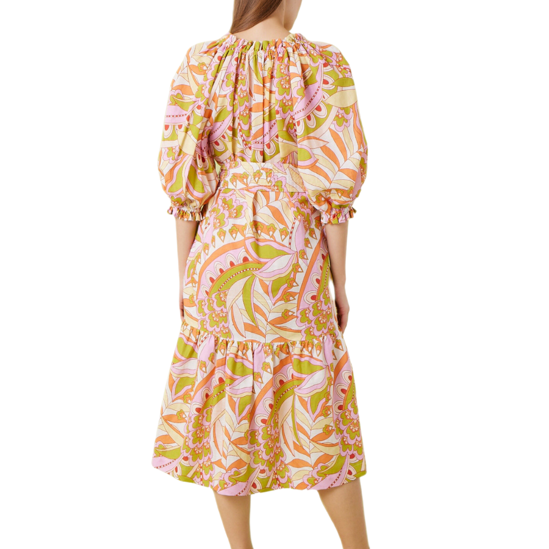 Waverly Dress in Sunburst Print