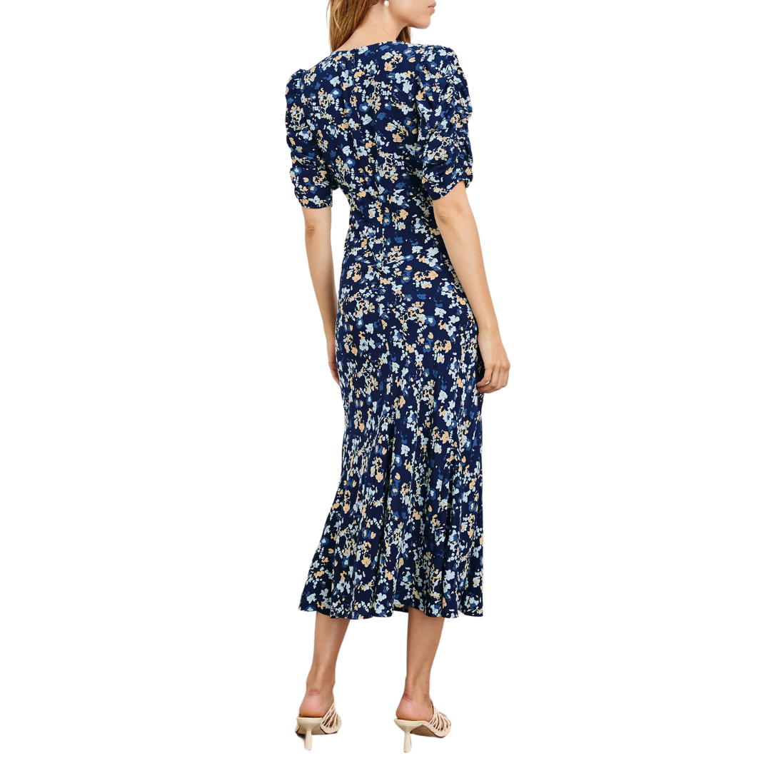 Zariah Dress in Navy Floral