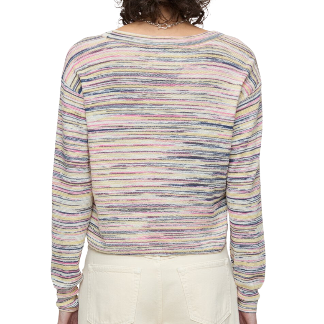 Piqué Longsleeve Shirt in Multi Color