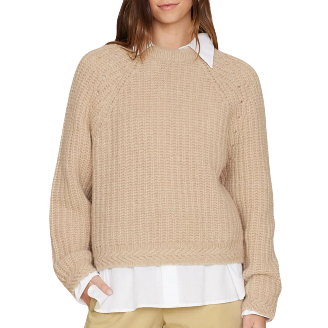 Landrey Sweater in Cream Ice