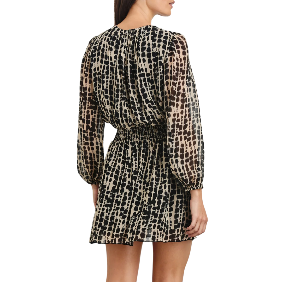 Lanie Dress in Spotted Shibori