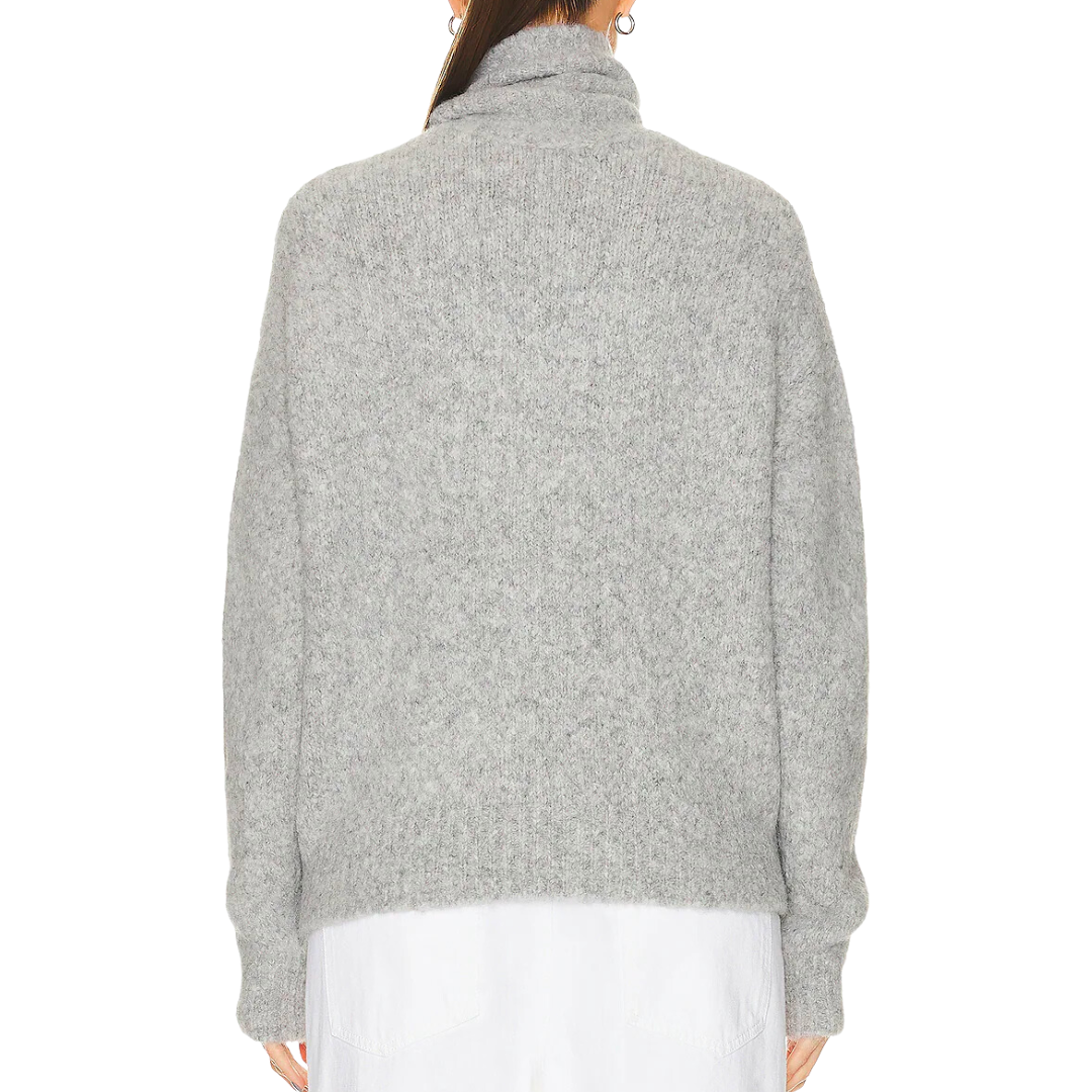 Sierra Sweater in Light Grey Melange