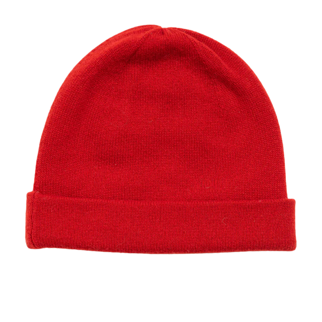 Love Beanie in Merry Red