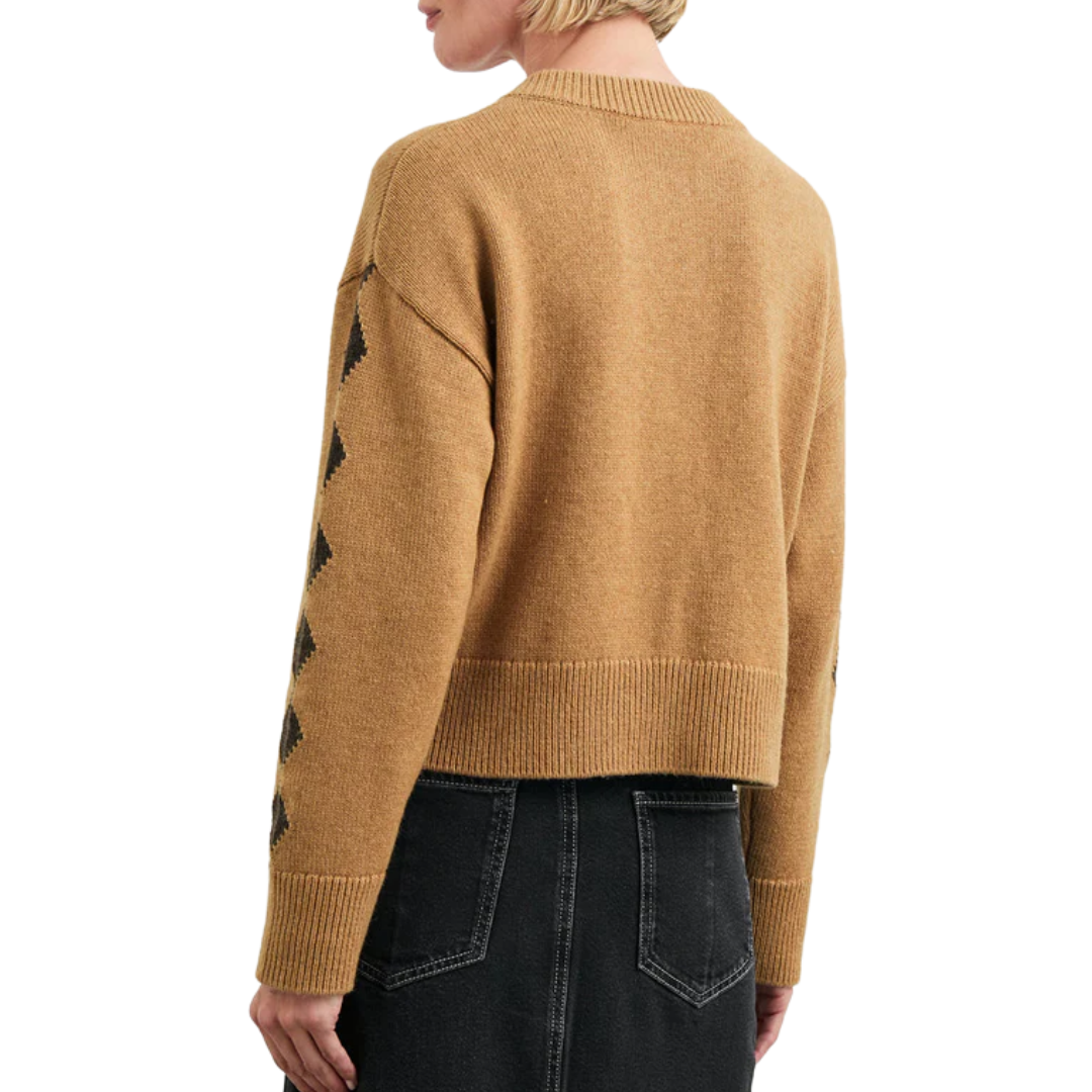 Mavie Cardigan in Camel Stables