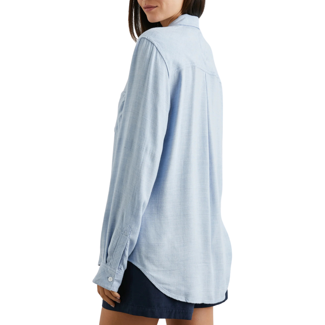 Hunter Shirt in Chambray Heather