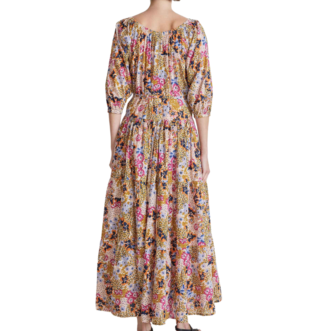Tilton Tiered Maxi in Wildflowers Cream Multi
