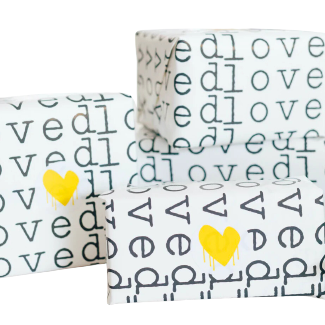 Loved Gift Wrap Roll