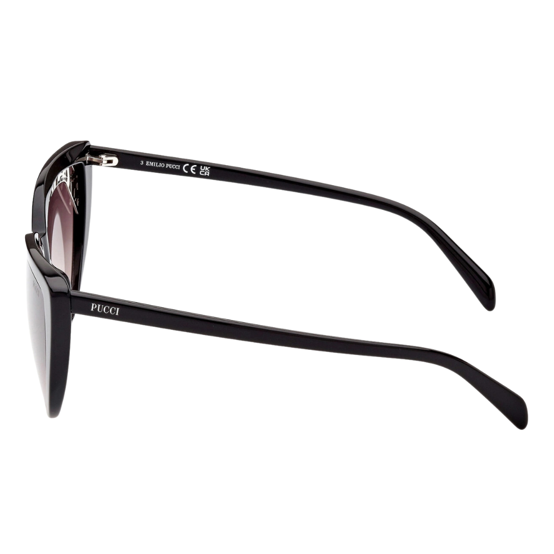 EP0183 Sunglasses in Shiny Black