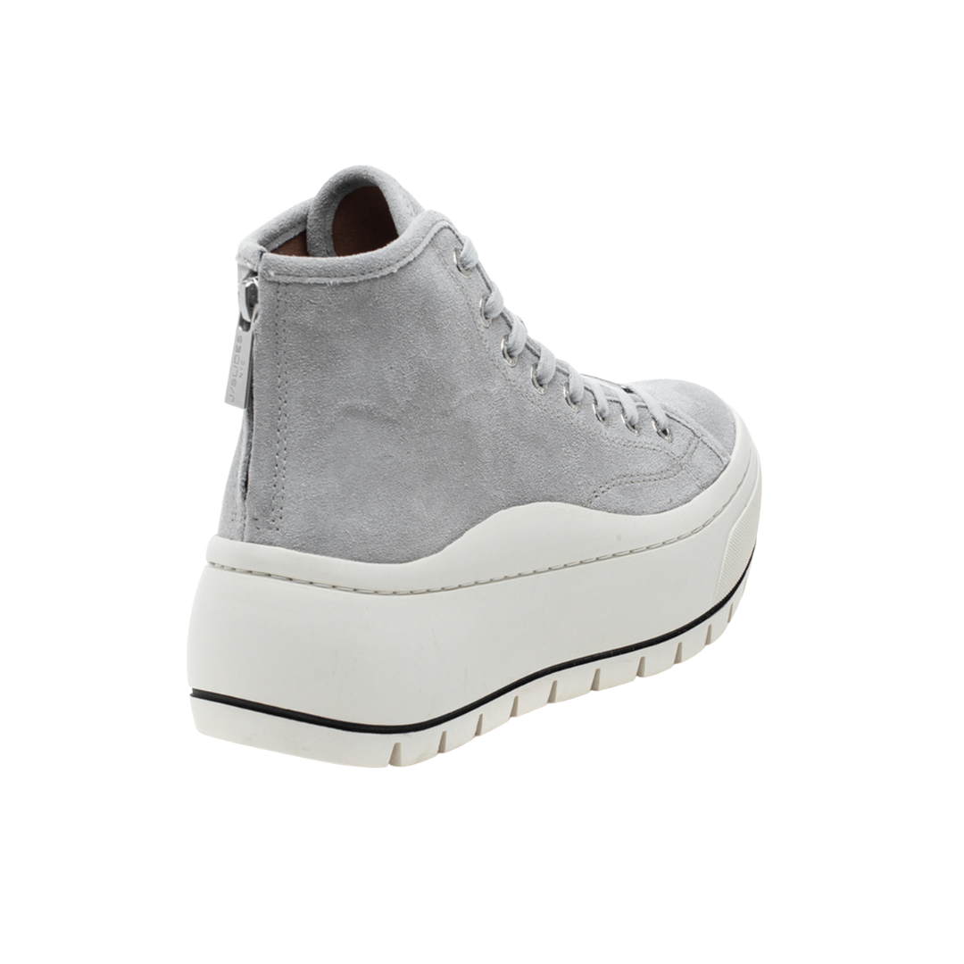 Gracie in Light Grey Suede