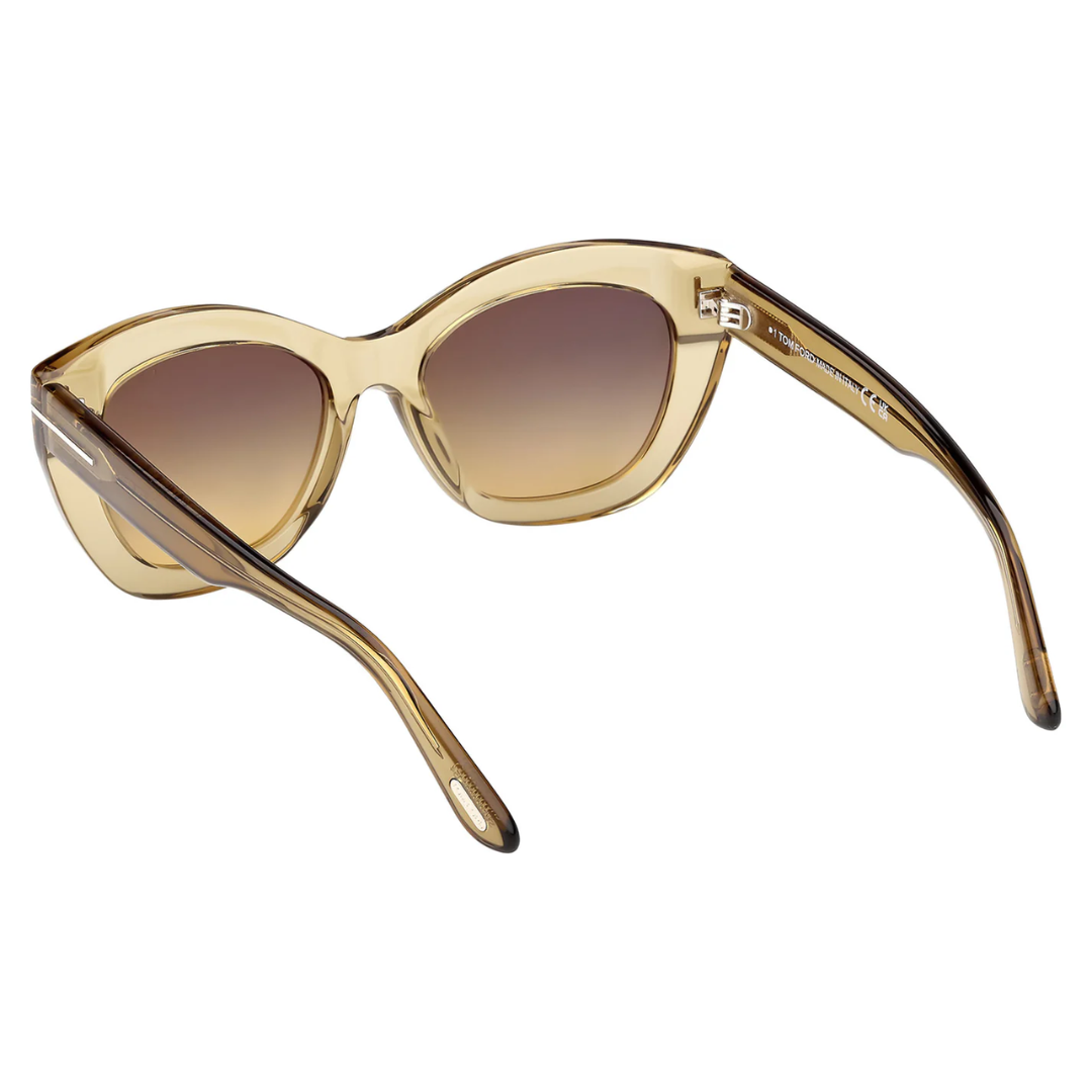 Linda Sunglasses in Shiny Light Brown
