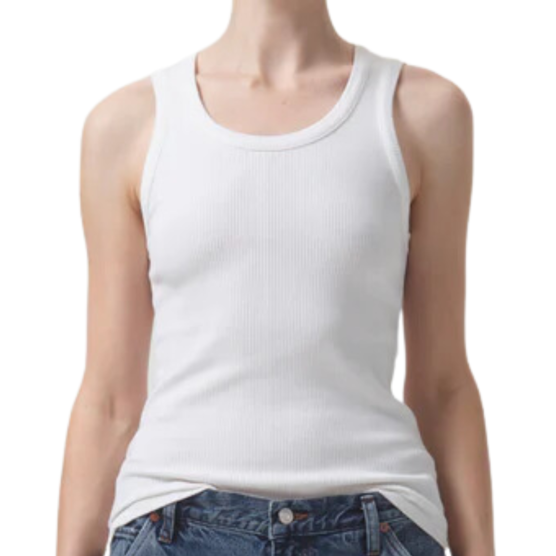 Poppy Tank in White