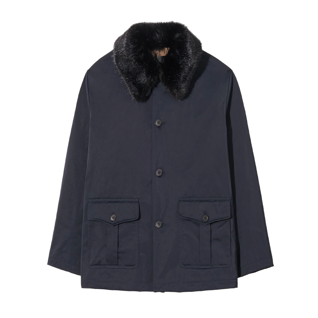 Blaise Parka in Dark Navy/Black