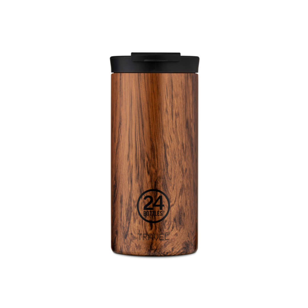 Travel Tumbler in Seqoia Wood - 600 ml
