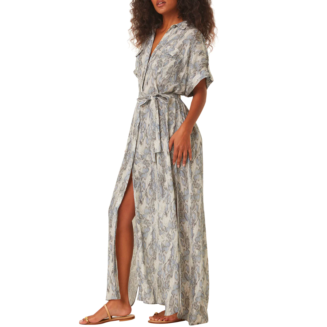Lou Dress in Spring Python