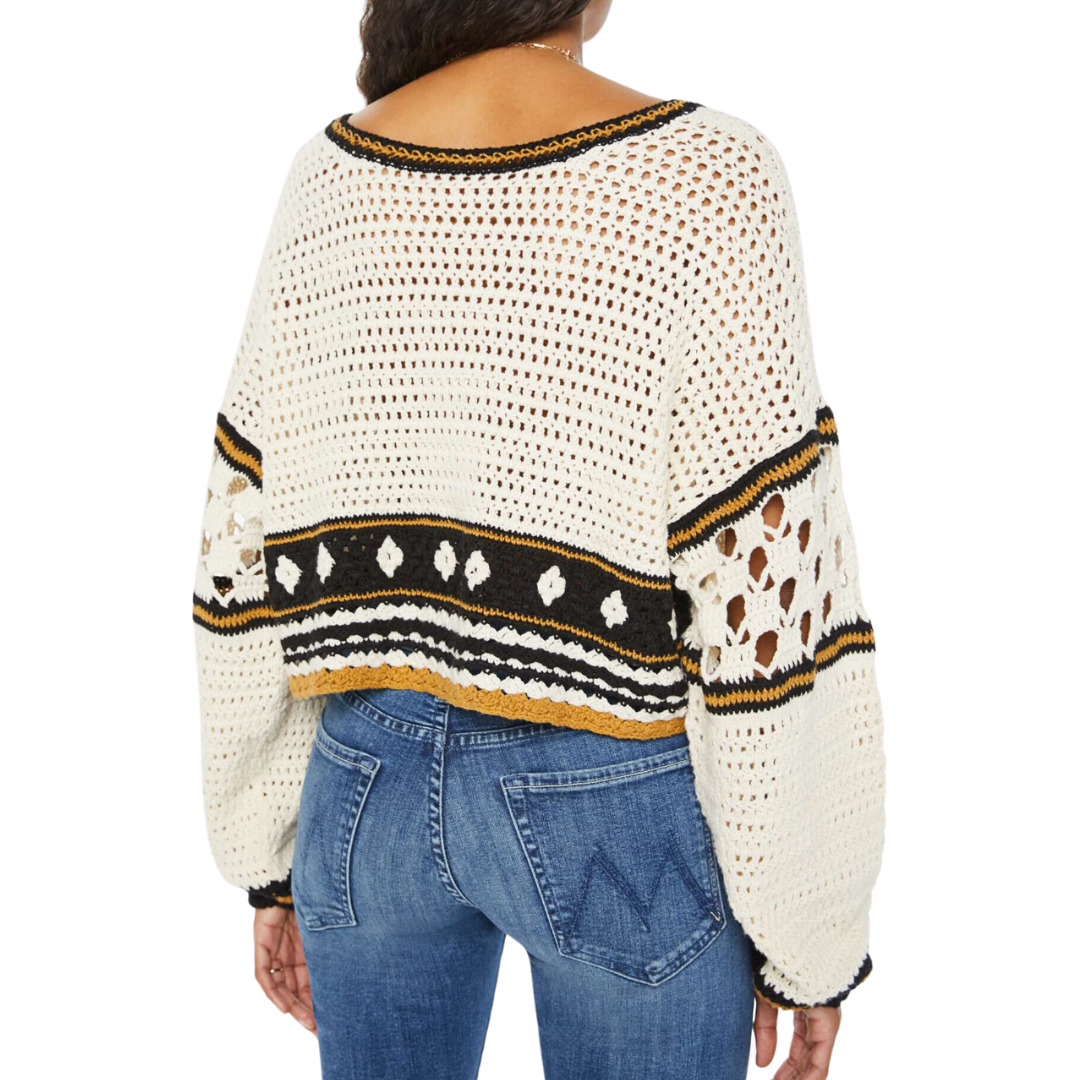 The Bell Sleeve Pull Over in Sand Dune