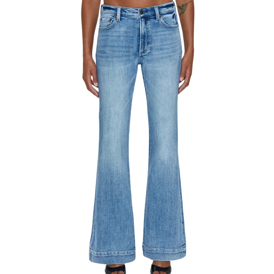 Kinsley Mid Rise Ultra Flare in Paradise
