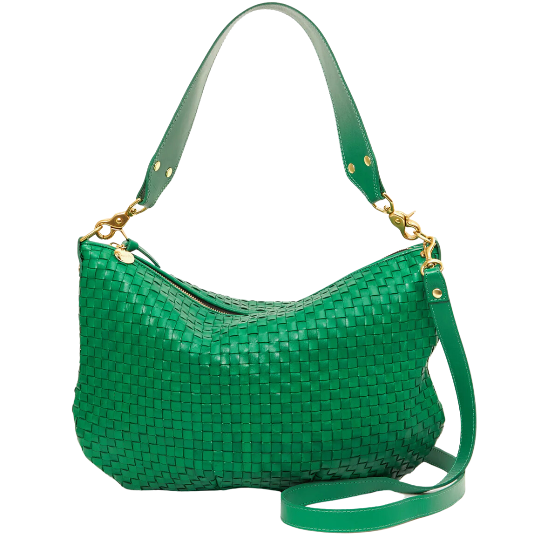 Moyen Messenger in Grass Woven Checker