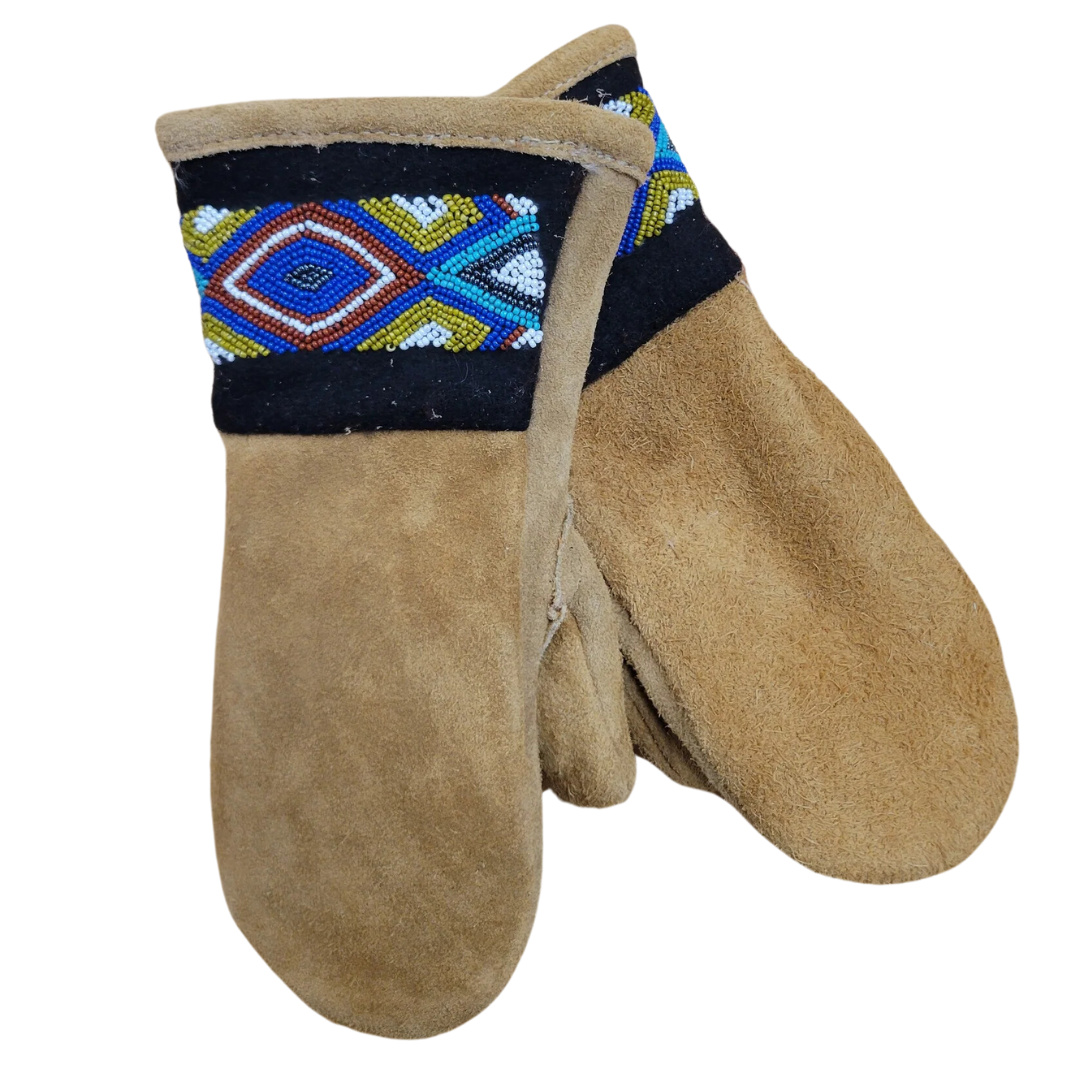 Montgomery Short Cuff Mitten in Brown