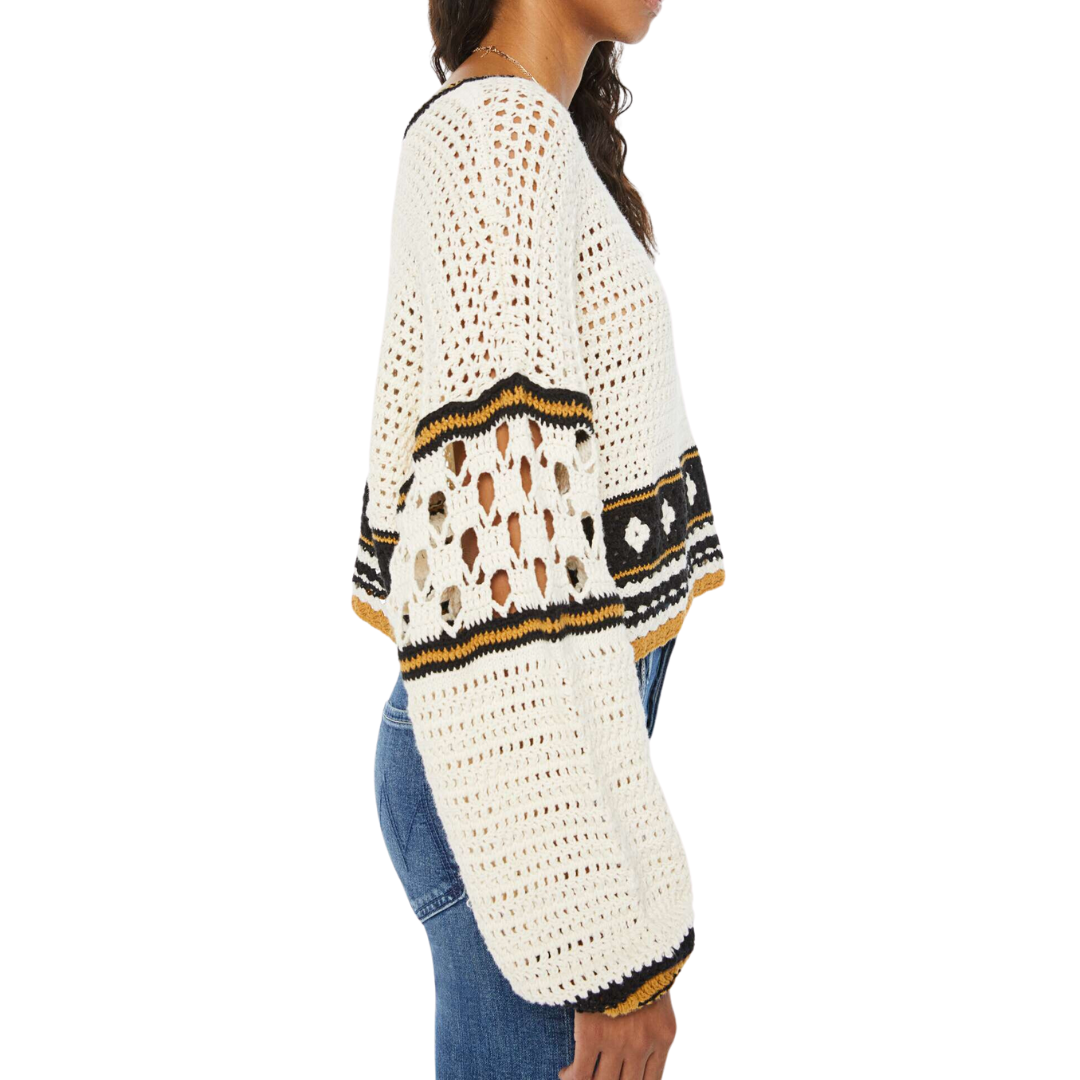 The Bell Sleeve Pull Over in Sand Dune