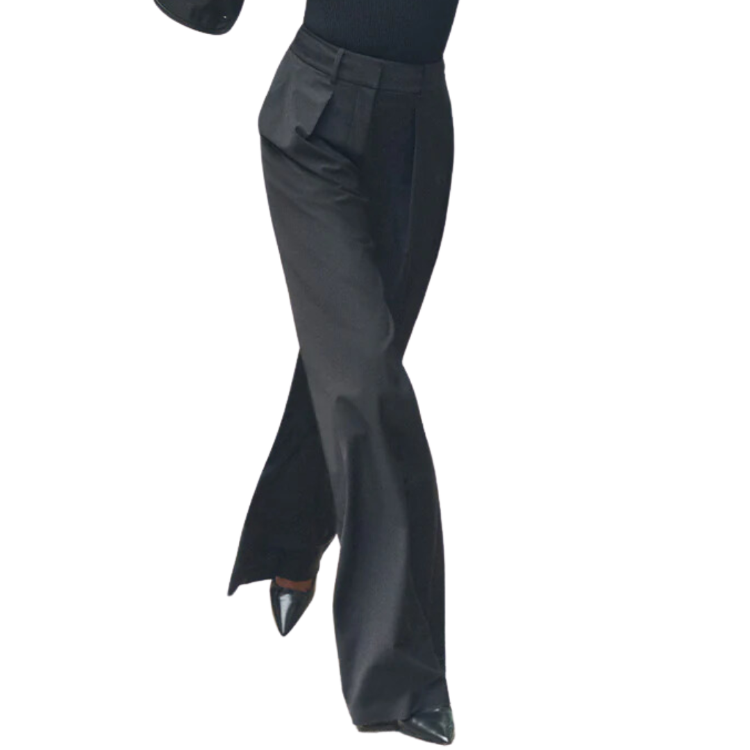 Sonia Wide-Leg Pant in Black