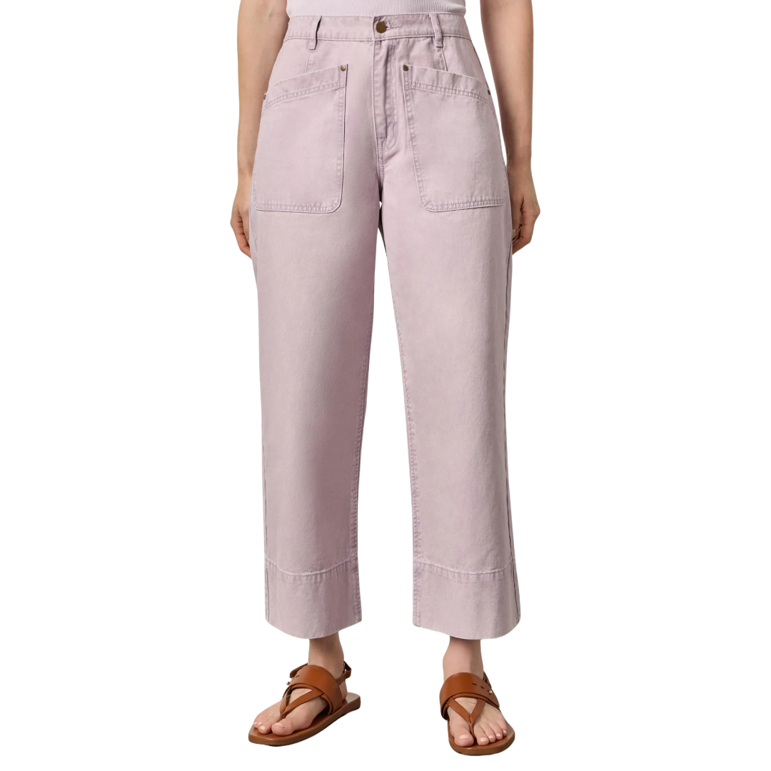 Twill Straight Pant in Thistle