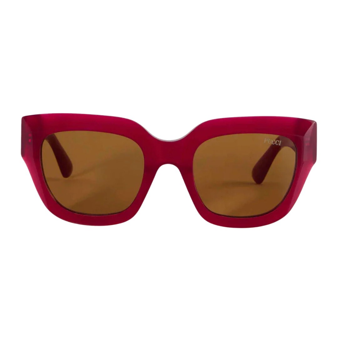 Square Sunglasses in Red