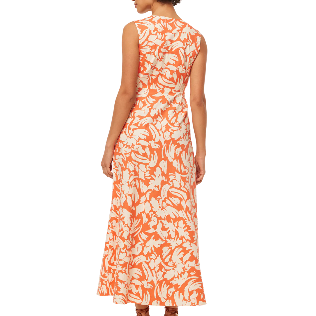 Najah Dress in Patmos Tangerine