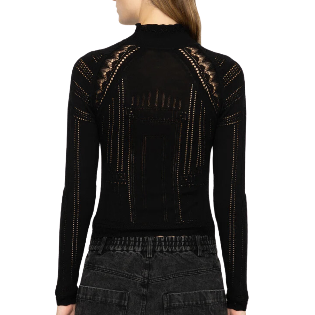 Paxton Turtleneck in Black