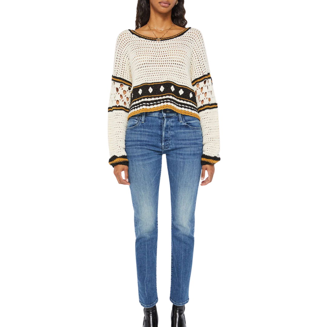 The Bell Sleeve Pull Over in Sand Dune