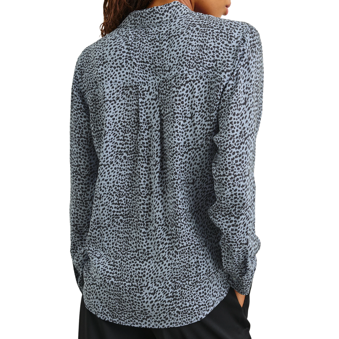 Josephine Shirt in Blue Lynx