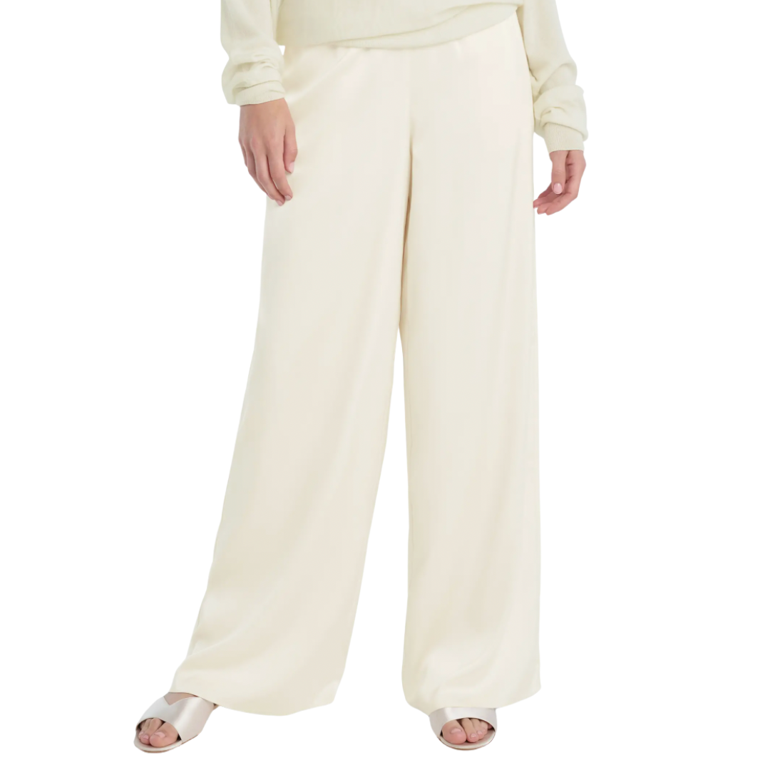 The Everything Wide Leg in Ivory