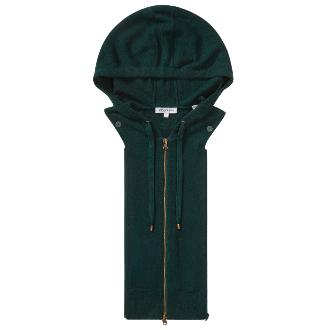 Cashmere Hoodie Dickey in Pine