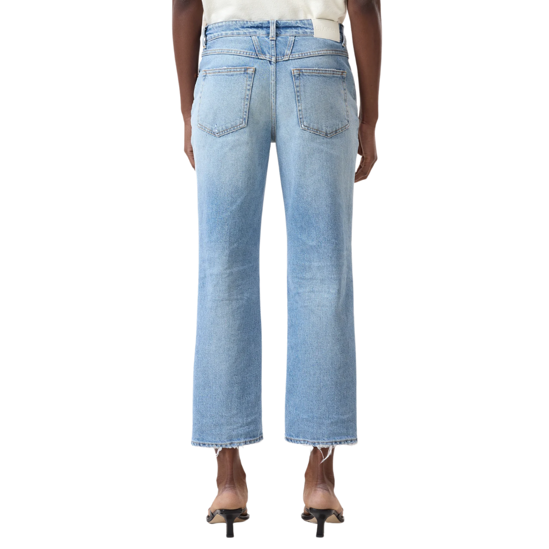 Milo Straight Jeans in Mid Blue