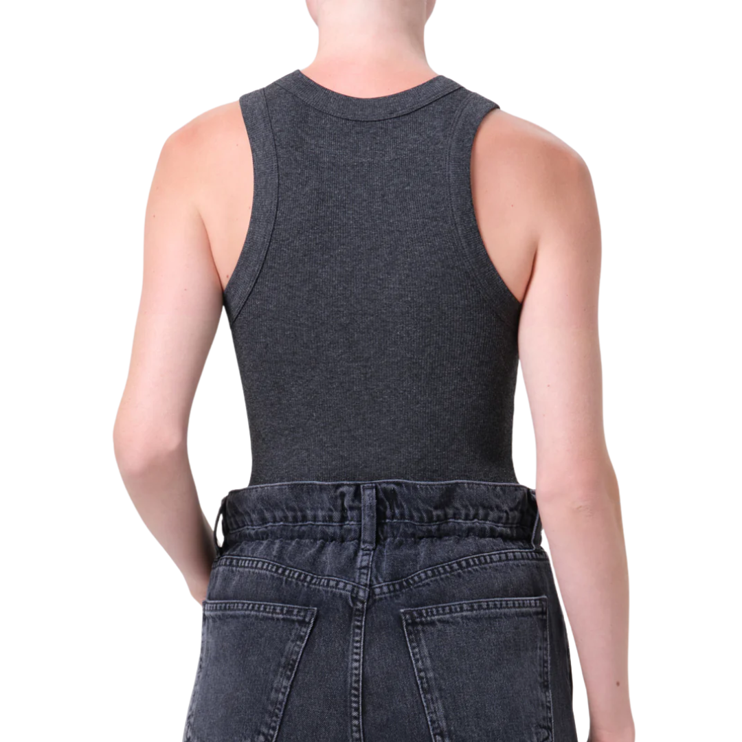 Leigh Tank in Charcoal Heather