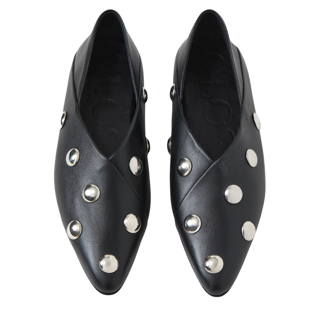 Ballerina Flats in Black