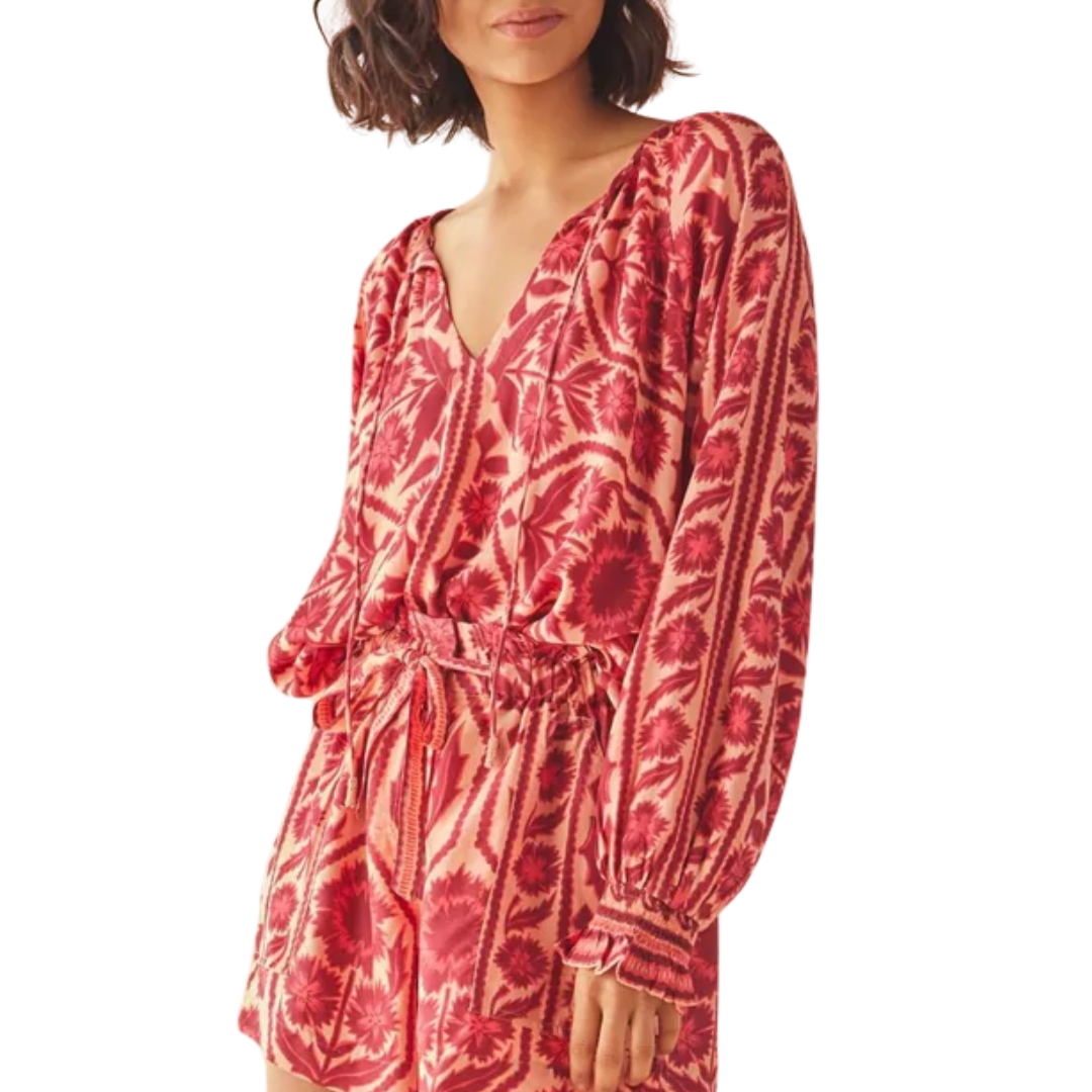 Riviera Blouse in Tessa Goji