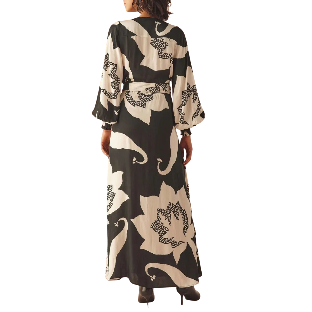 Lorelei Wrap Dress in Audrey Nocturne