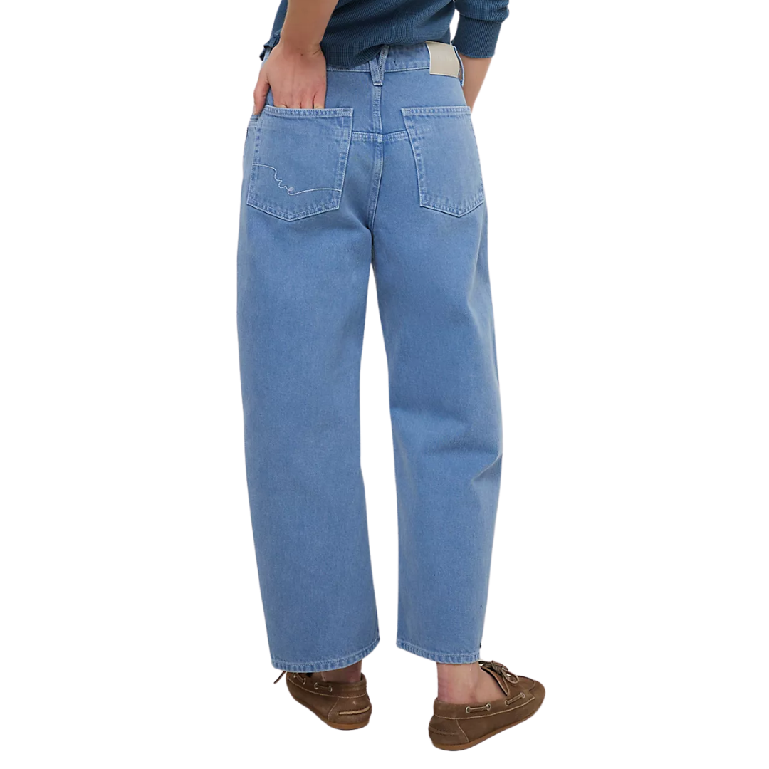 We The Free Deep Trance Dropped Boyfriend Jeans in Ocean
