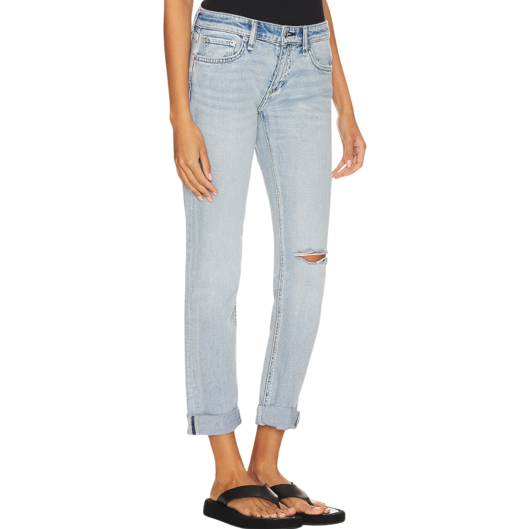 Dre Low-Rise Slim in White Haven