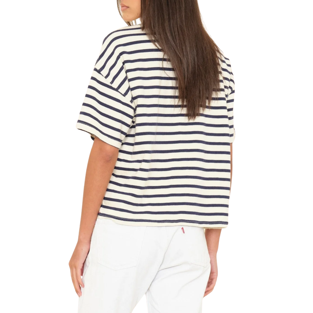 Romeo Sweatshirt in Natural Stripe